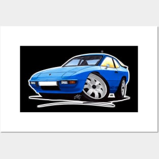 Porschee 924 Posters and Art